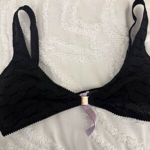 Savage X Fenty Black Lace Bralette